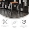 Flash Furniture 24" Black Metal Stool-Teak Poly Seat CH-31320-24-BK-PL2T-GG - alternate 8